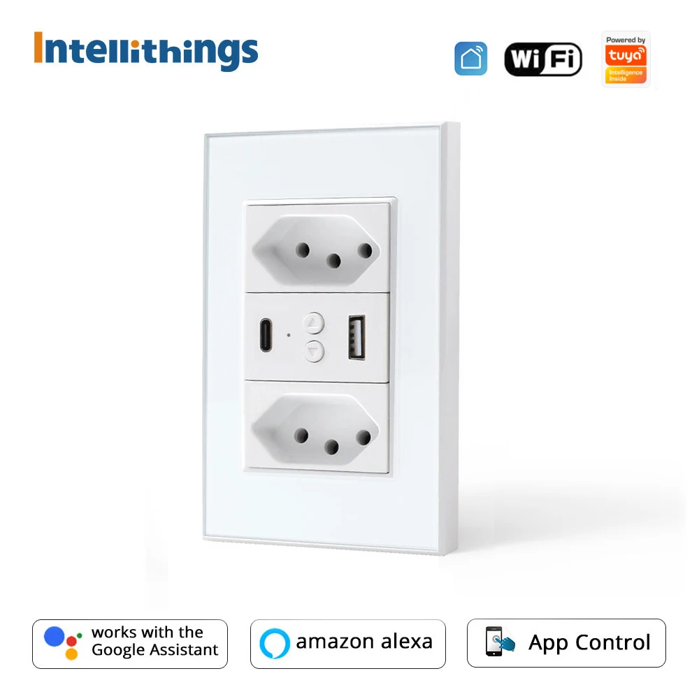 Умная бразильская розетка Zemismart с USB портом Type-C, Wi-Fi, бразильские розетки, вилка Alexa Google Home Smart Life, управление через приложение
Умная бразильская розетка Zemismart с USB портом Type-C, Wi-Fi, бразильские розетки, вилка Alexa Google Home Smart Life, управление через приложение