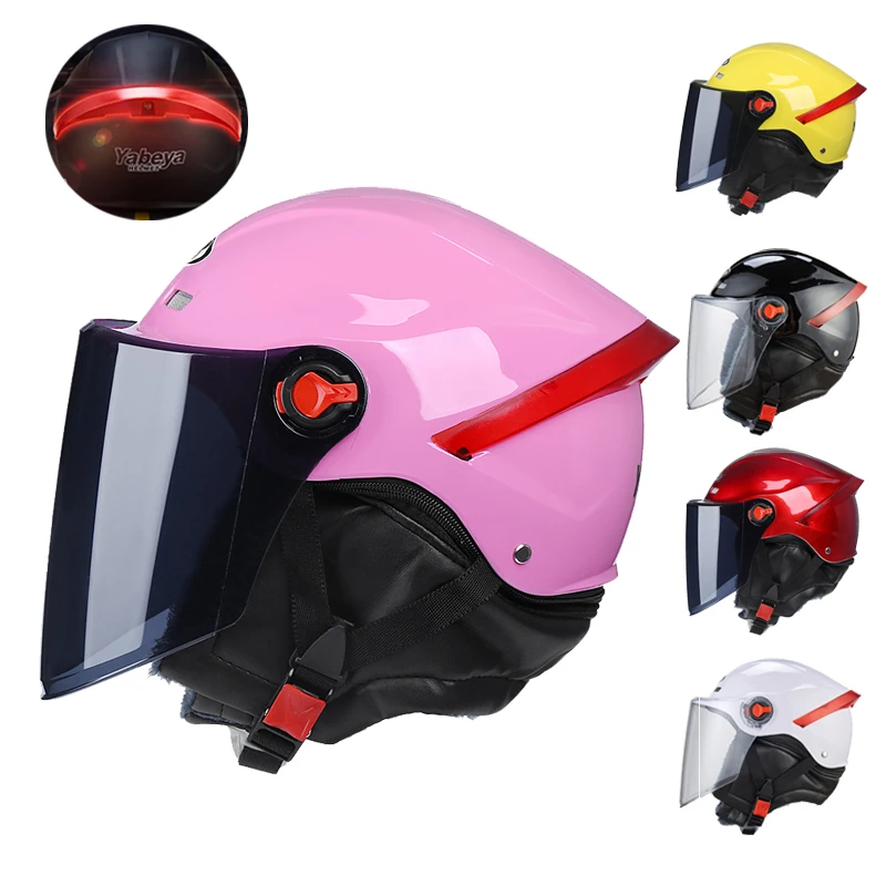 

Зимний мотоциклетный шлем с одним объективом, шлем для электромобиля, всесезонный шлем, Женский противотуманный мотоциклетный шлем, защитн...