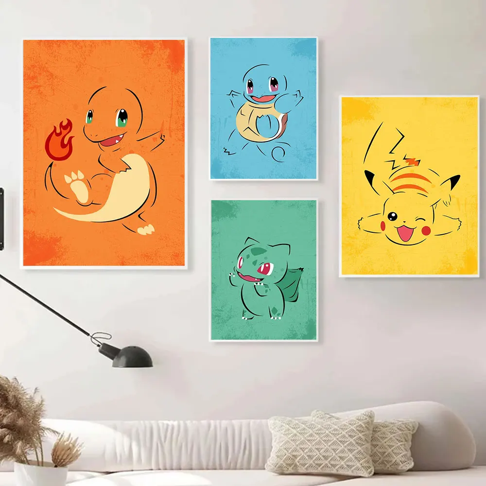 Anime Pokemon Canvas Painting Wall Art Pikachu Blastoise Venusaur Posters Prints Pictures for Kids Room Home Decoration Cuadros
Anime Pokemon Canvas Painting Wall Art Pikachu Blastoise Venusaur Posters Prints Pictures for Kids Room Home Decoration Cuadros