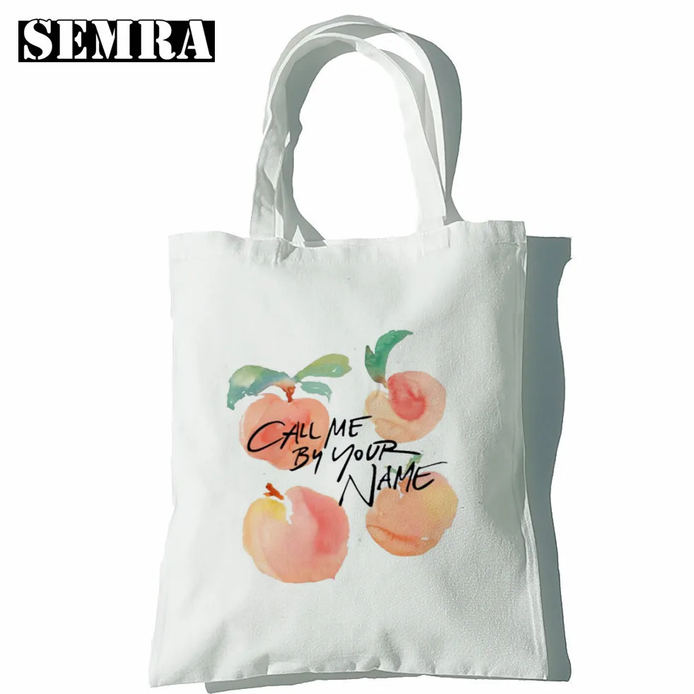 

Call Me By Your Name Elio Oliver Aethetic Handbags Shoulder Bags Casual Shopping Girls Handbag Women Elegant Canvas Bag