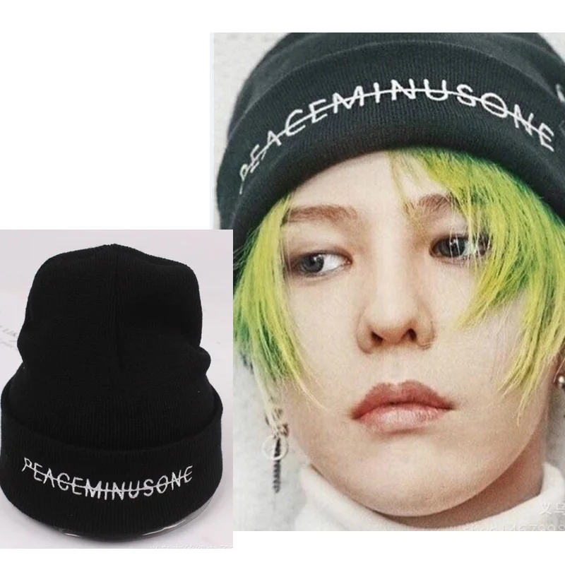 KPOP G Dragon Embroidery Knitted Hat Peaceminusone Novelty Beanies Fans Collection
KPOP G Dragon Embroidery Knitted Hat Peaceminusone Novelty Beanies Fans Collection