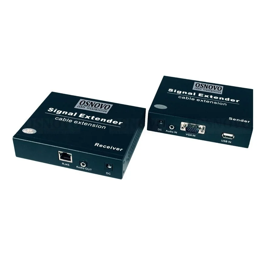 Комплект для передачи VGA Клавиатура "Мышь" и аудио по Ethernet TLN-VKM/1+RLN-VKM/1 (до 200 м) |