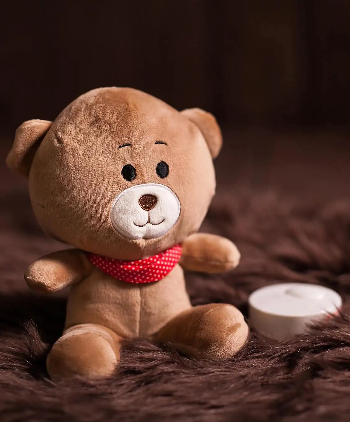 Baby Companion Plush Teddy Bear with Sensor White Noise Sleeping Friend with Red Scarf Toy Puppets
Baby Companion Plush Teddy Bear with Sensor White Noise Sleeping Friend with Red Scarf Toy Puppets