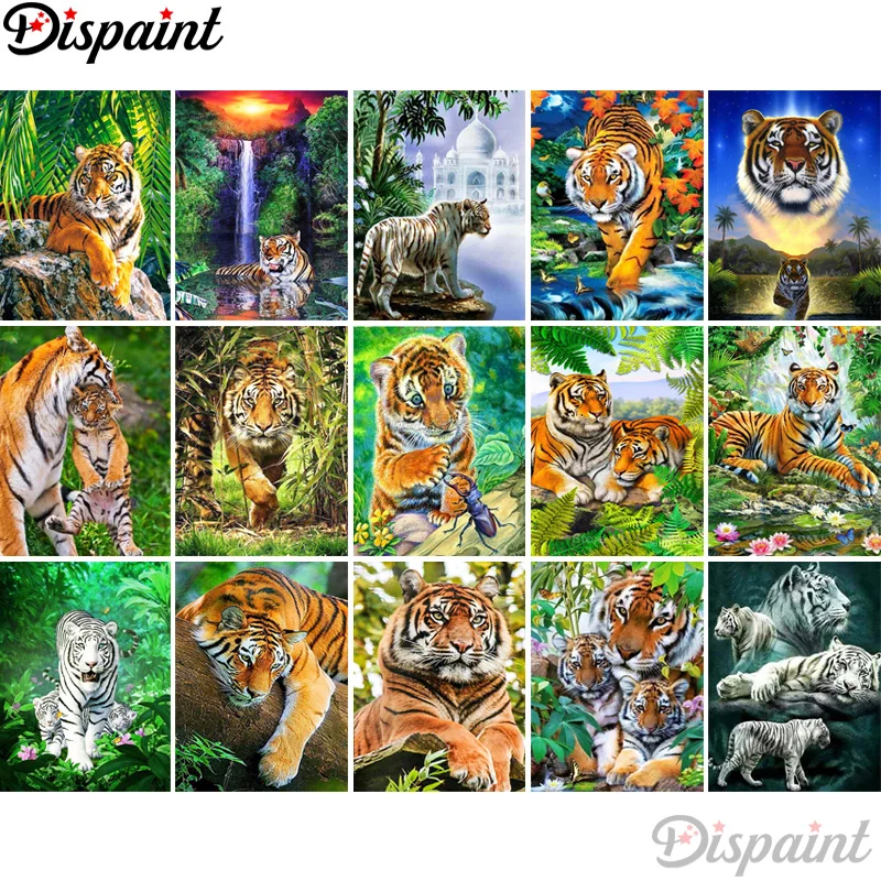 Dispaint Diamond Painting Full Square/Round Diamond "Animal Tiger Flower" Pattern Embroidery Cross Stitch 5D Rhinestone Painting
Dispaint Diamond Painting Full Square/Round Diamond "Animal Tiger Flower" Pattern Embroidery Cross Stitch 5D Rhinestone Painting