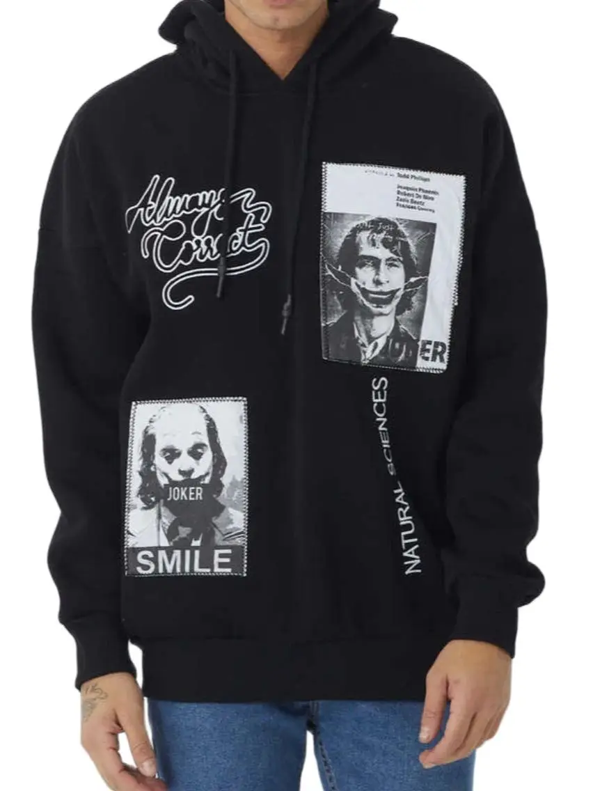 New Men Joker Hoodie Oversize Sweatshirt Long Sleeve Soft Cotton Print Elegance Design Sportswear Fashion High Quality Xуди
New Men Joker Hoodie Oversize Sweatshirt Long Sleeve Soft Cotton Print Elegance Design Sportswear Fashion High Quality Xуди