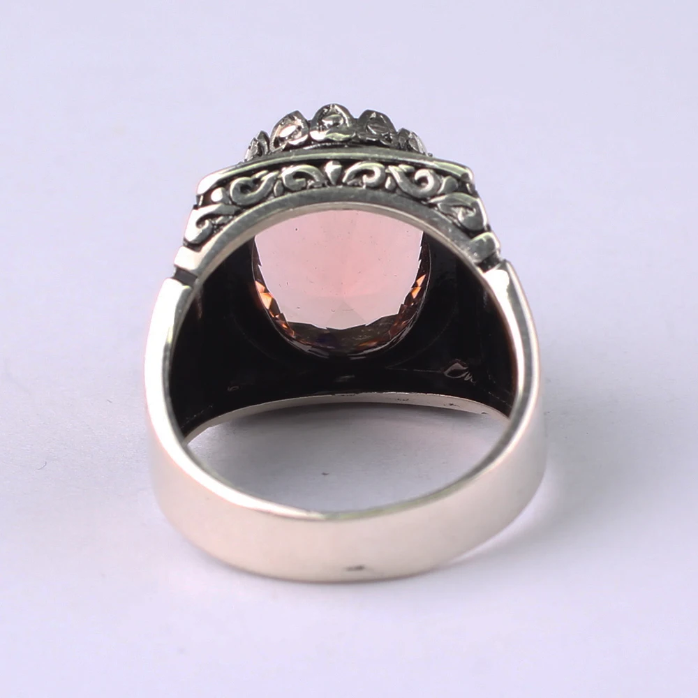 Man 925 Silver Oval Morganite Handmade Ring, Pink Morganite 925 Silver Ring for Men
Man 925 Silver Oval Morganite Handmade Ring, Pink Morganite 925 Silver Ring for Men