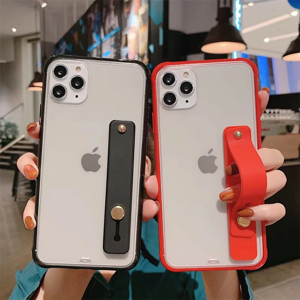 Wrist Strap phone Cases For iphone 12 11 pro MAX X XR XS MAX 7 8 6s Plus Cover Hand Band Cases Soft TPU Transparent Back Cover
Wrist Strap phone Cases For iphone 12 11 pro MAX X XR XS MAX 7 8 6s Plus Cover Hand Band Cases Soft TPU Transparent Back Cover