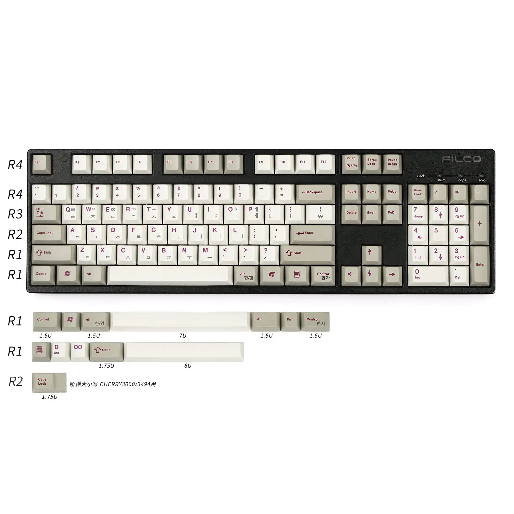 KBDfans EPBT EnjoyPBT фиолетовый корейский набор ключей - купить по выгодной цене |