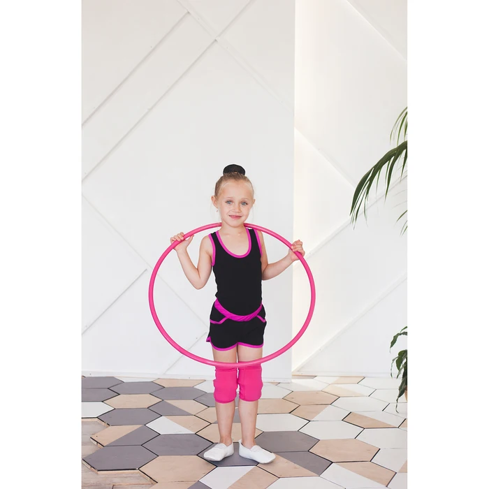 Hoop professional for artistic gymnastics arc 18mm D60 cm crimson color (set of 2 pcs) | Спорт и развлечения