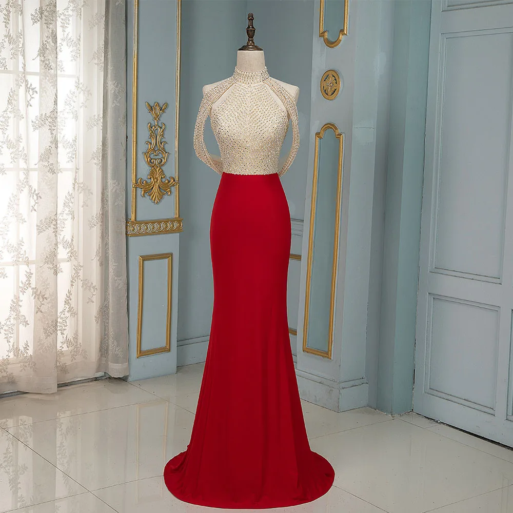 2020 new arrival charming mermaid evening dress full crystal dubai muslim mermaid evening dress plus size party dress
2020 new arrival charming mermaid evening dress full crystal dubai muslim mermaid evening dress plus size party dress