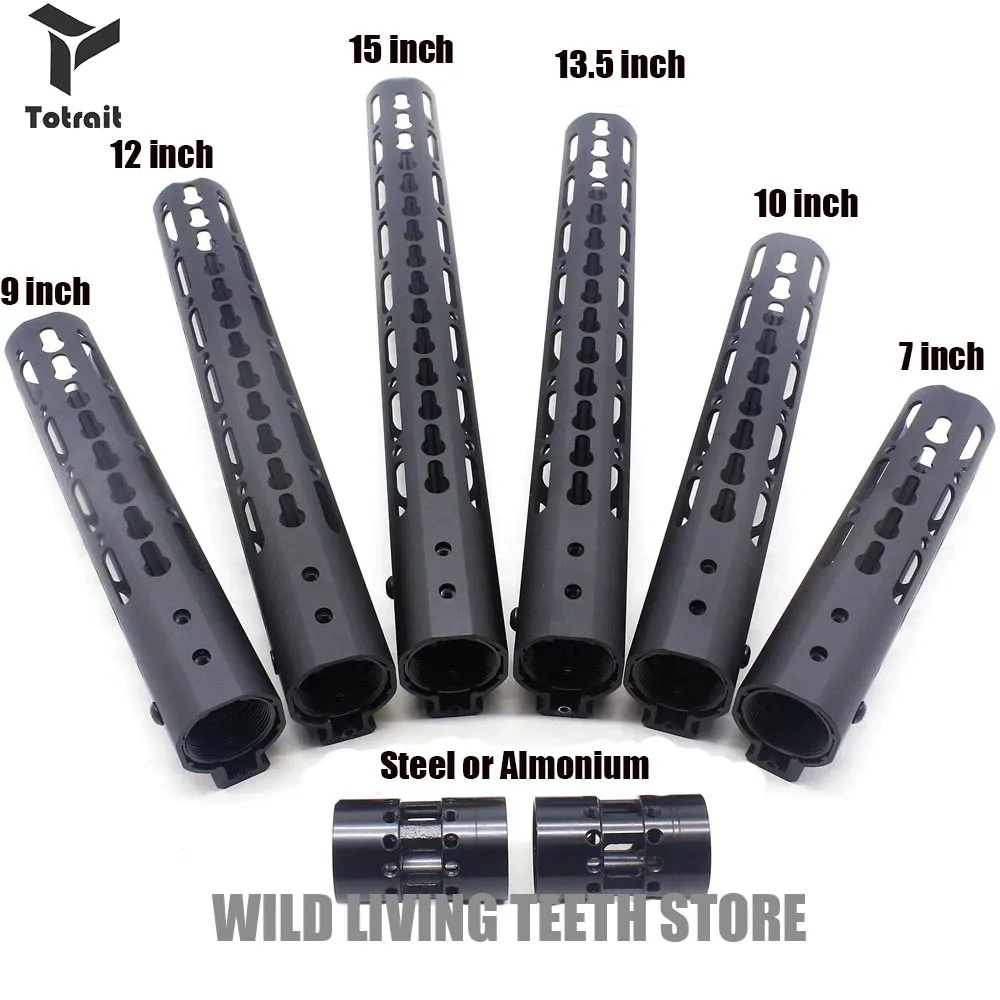Totarit Free Float Rails 7" 9" 10" 12" 13.5" 15" length Base Rifle Scope Mount Bracket Forend Barrel Nut Hunting Accessories
Totarit Free Float Rails 7" 9" 10" 12" 13.5" 15" length Base Rifle Scope Mount Bracket Forend Barrel Nut Hunting Accessories