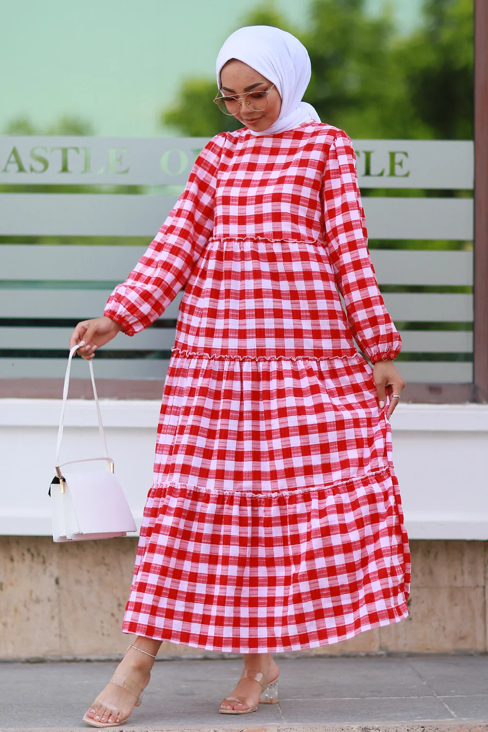 Long Frilled Dress Women Dress Turkish Fashion Islamic Muslim Spring Summer Modern Clothing Turkey N2
Long Frilled Dress Women Dress Turkish Fashion Islamic Muslim Spring Summer Modern Clothing Turkey N2
