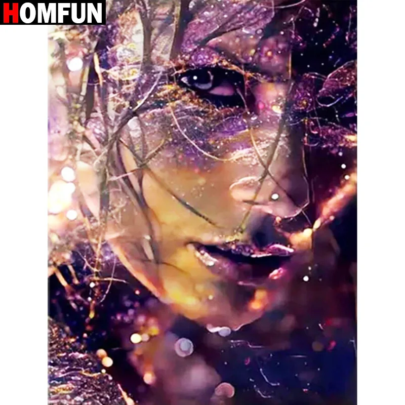 HOMFUN 5D Diamond "Portrait Beauty" Diamond Embroidery Full Round/ Square Diy Diamond Painting Cross Stitch Home Decor
HOMFUN 5D Diamond "Portrait Beauty" Diamond Embroidery Full Round/ Square Diy Diamond Painting Cross Stitch Home Decor