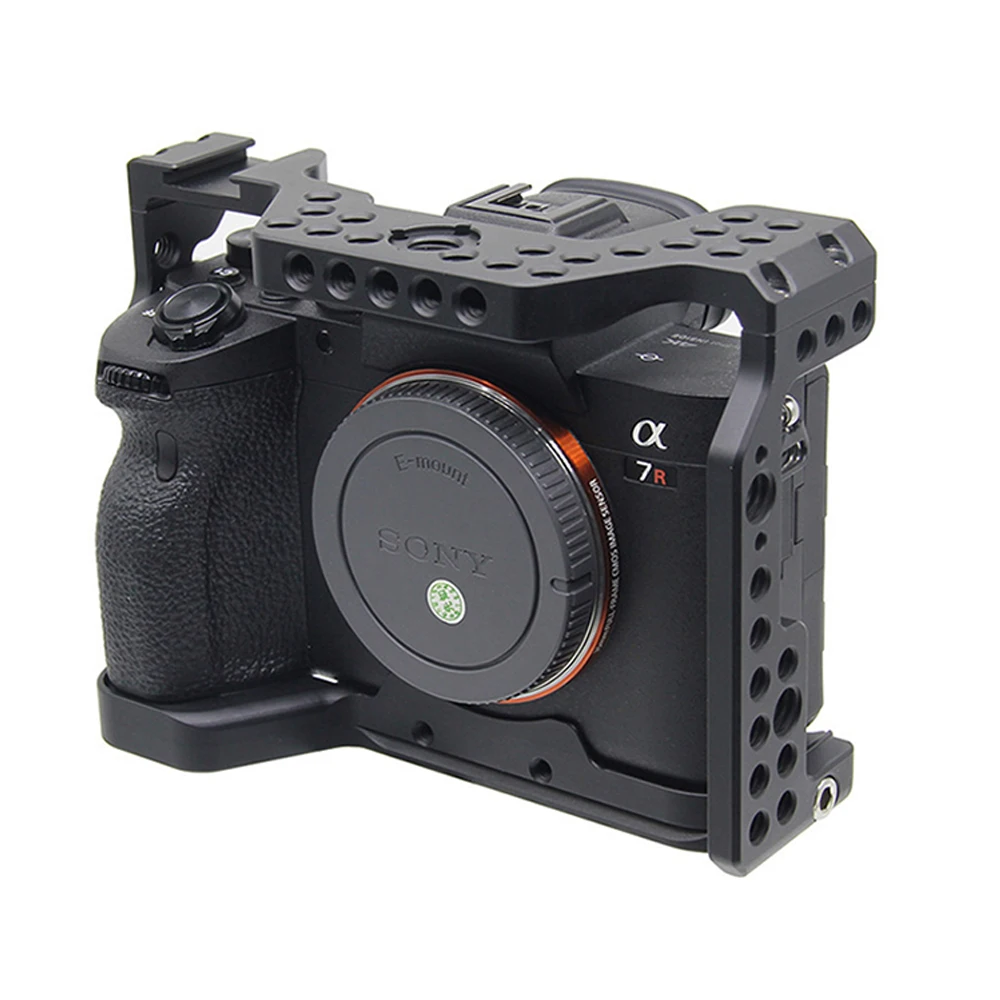 JINTU Camera Cage Video Vlog Aluminium Alloy for Sony A7R4 A7M4 A74 Camera Rabbit Cage Mirrorless Camera for Microphone Light
JINTU Camera Cage Video Vlog Aluminium Alloy for Sony A7R4 A7M4 A74 Camera Rabbit Cage Mirrorless Camera for Microphone Light