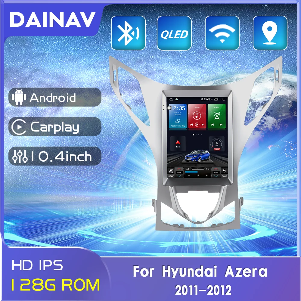 

Автомагнитола на Android с GPS-навигацией, стерео для Hyundai Azera 2011 2012, автомобильная аудиосистема, мультимедийный плеер, стерео головное устройств...