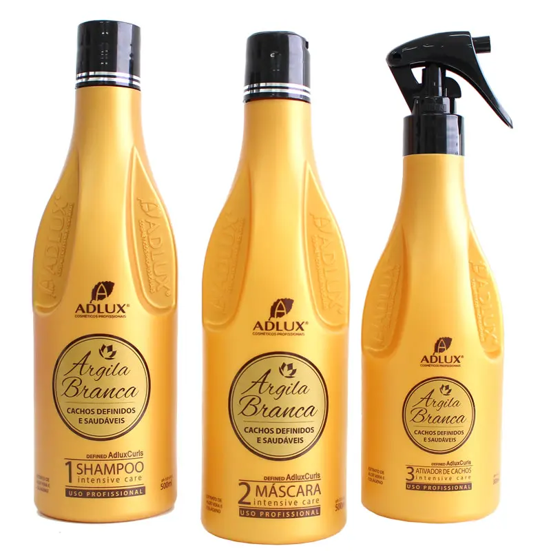 Kit Ativador De Cachos Cabelos Crespos Original Adlux Hidratação Restauração Profunda Argila Branca 1300ml
Kit Ativador De Cachos Cabelos Crespos Original Adlux Hidratação Restauração Profunda Argila Branca 1300ml