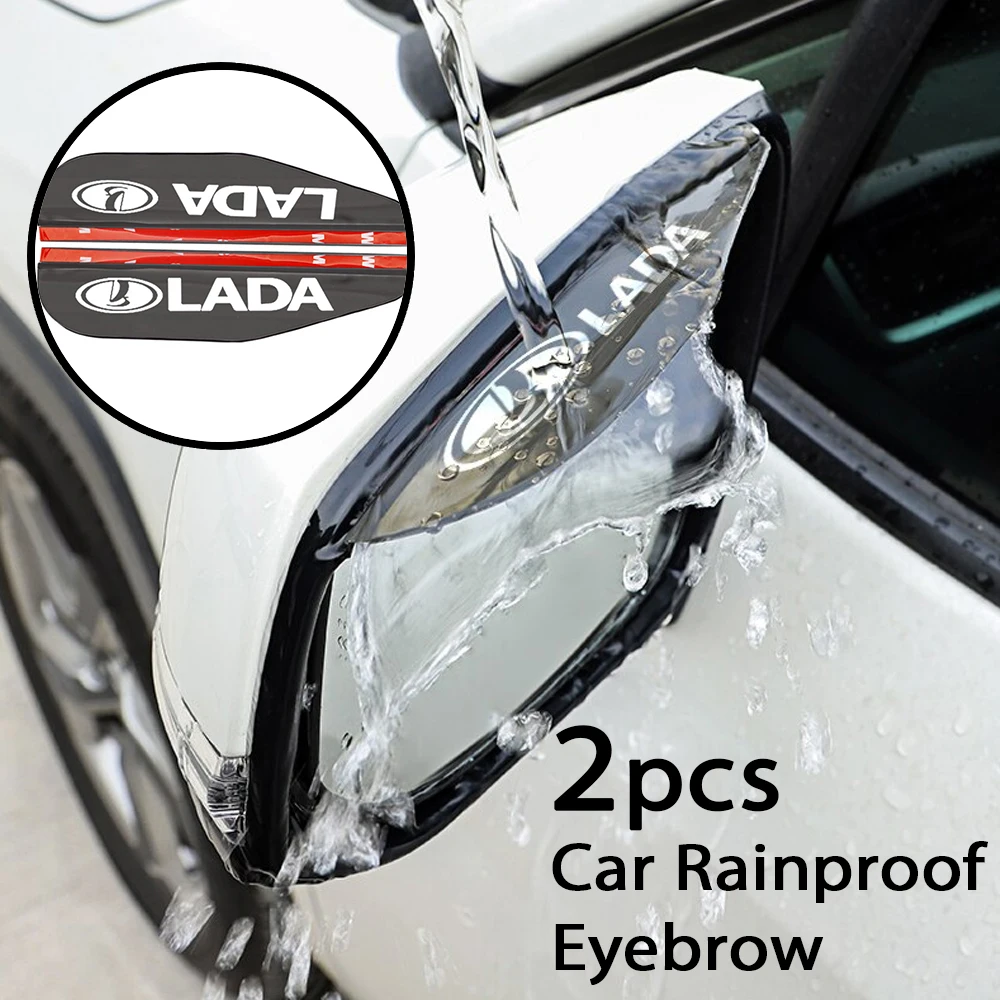 2Pcs Car Rearview Mirror Rain Shade Rainproof Eyebrow Sun Visor Shade For Lada Granta Kalina Largus Samara Priora Vesta 009
2Pcs Car Rearview Mirror Rain Shade Rainproof Eyebrow Sun Visor Shade For Lada Granta Kalina Largus Samara Priora Vesta 009