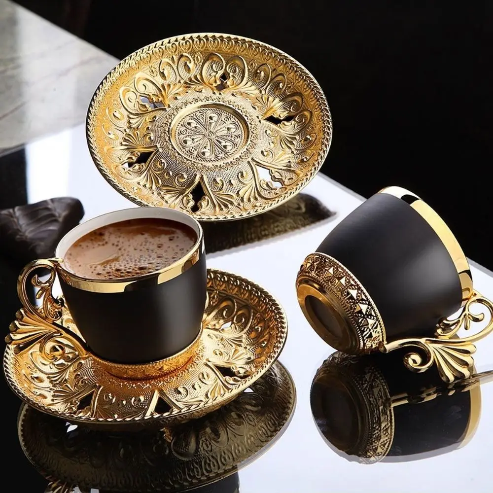 12 Pieces Matte Black Coffee Cup Set Gold Coffee supplies Kitchen Gift Coffee accessories Espresso and coffee set Espresso Cup
12 Pieces Matte Black Coffee Cup Set Gold Coffee supplies Kitchen Gift Coffee accessories Espresso and coffee set Espresso Cup