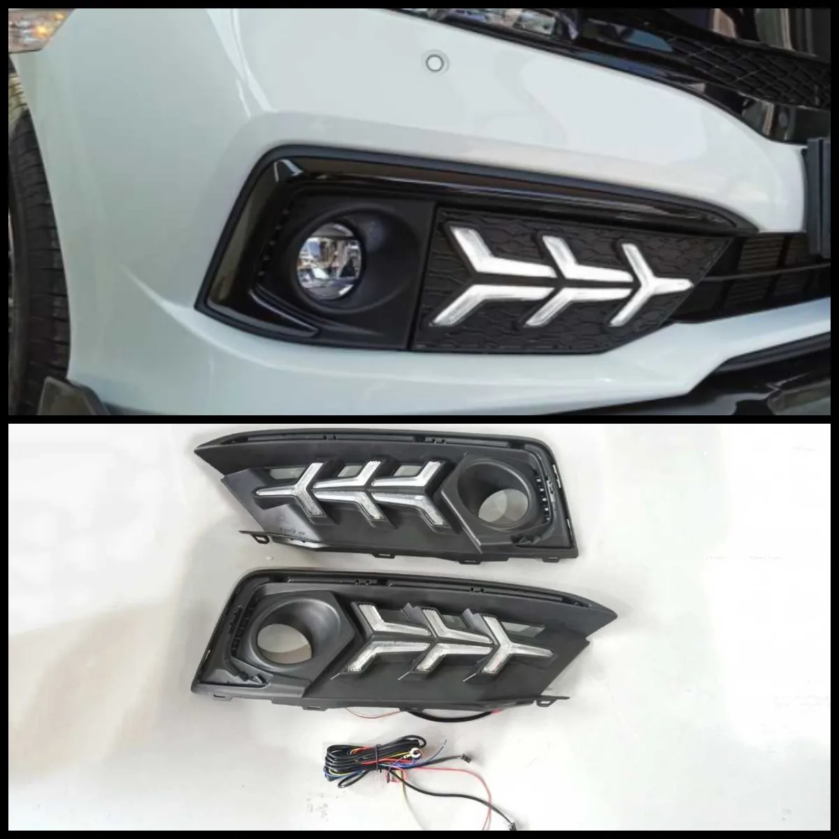 Автомобильные мигающие дневные ходовые огни для Honda Civic 2018-2020 Facelift 10 поколения седан СВЕТОДИОДНЫЙ ные дневные ходовые огни DRL с желтым сигналом, противотуманная фара, 2 шт.
Автомобильные мигающие дневные ходовые огни для Honda Civic 2018-2020 Facelift 10 поколения седан СВЕТОДИОДНЫЙ ные дневные ходовые огни DRL с желтым сигналом, противотуманная фара, 2 шт.