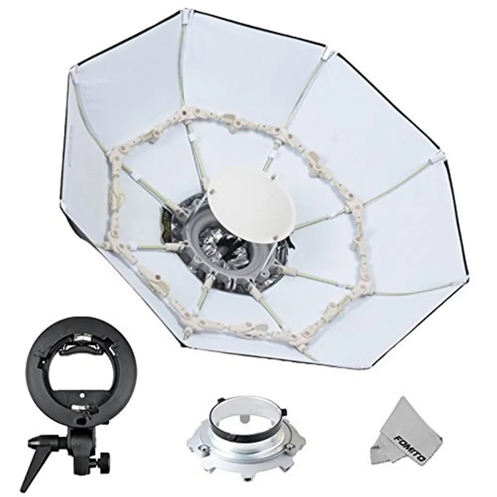Falcon Eyes Foldable Beauty Dish Softbox with Bowens Mount Inner White (Diameter: 39"/ 100cm)
Falcon Eyes Foldable Beauty Dish Softbox with Bowens Mount Inner White (Diameter: 39"/ 100cm)