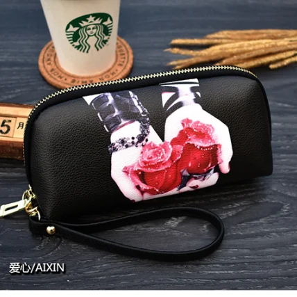 New women's print clutch bag fashion mobile phone bag large volume pocket purse shell casual PU bag
New women's print clutch bag fashion mobile phone bag large volume pocket purse shell casual PU bag