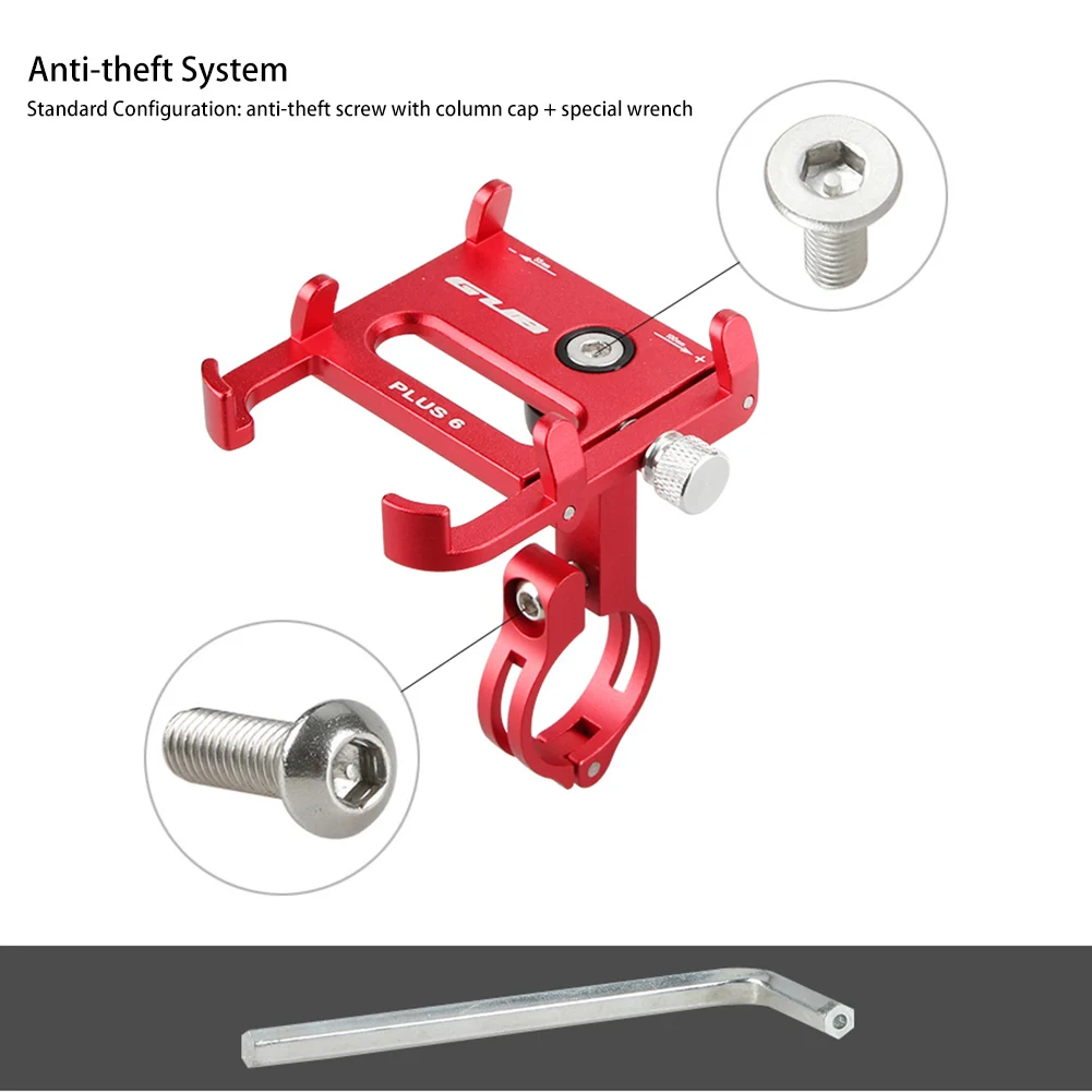 Universal Bicycle Phone Mount AluminumAlloy Cycling Accessories Durable Bicycle Mobile Phone Navigation Holder
Universal Bicycle Phone Mount AluminumAlloy Cycling Accessories Durable Bicycle Mobile Phone Navigation Holder