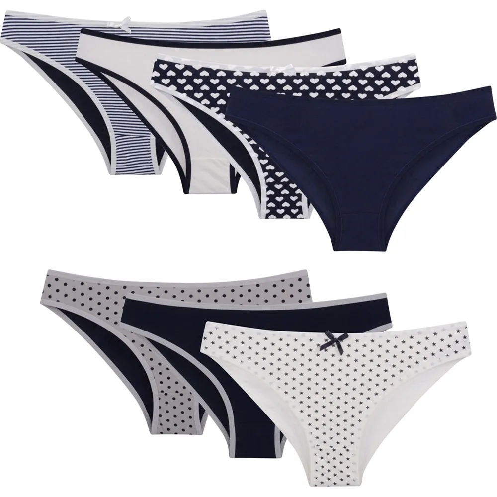 7 PCs/Suit Panties Cotton Hot Sexy Mixed Color Pattern Women 'S Underwear Ladies Pantys Nicoletta Brand
7 PCs/Suit Panties Cotton Hot Sexy Mixed Color Pattern Women 'S Underwear Ladies Pantys Nicoletta Brand