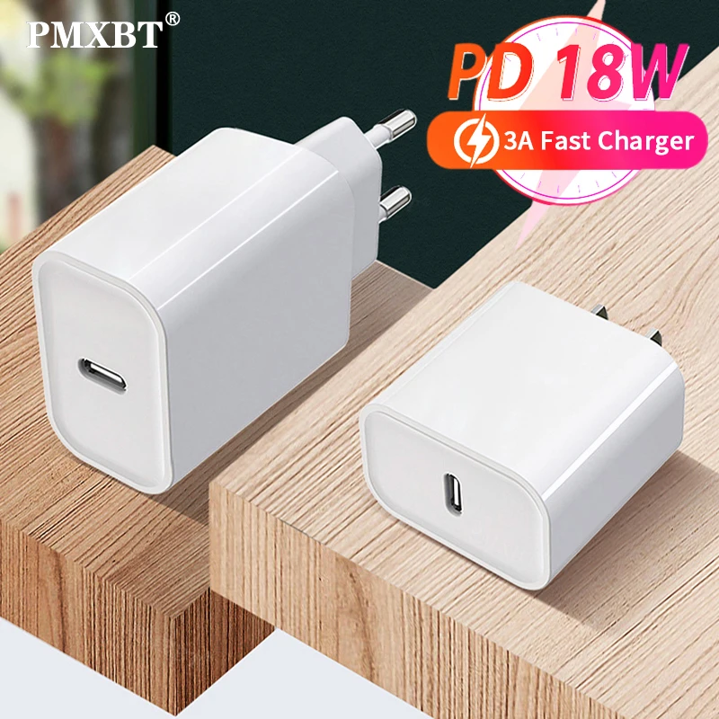 18W PD USB Type C Quick Charger Adapter For iPhone 12 11 Pro XR X Xs Max 8 Fast Charging EU US UK AU Plug Travel PD Charger Port
18W PD USB Type C Quick Charger Adapter For iPhone 12 11 Pro XR X Xs Max 8 Fast Charging EU US UK AU Plug Travel PD Charger Port