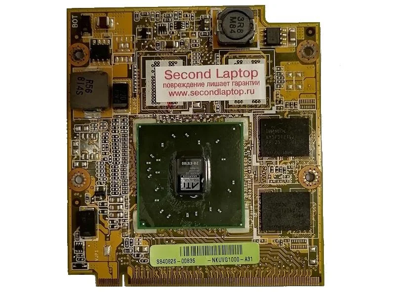 б/у Видеокарта MXM-2 ATI Radeon HD3470 512Mb | Компьютеры и офис