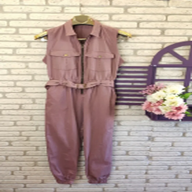 2021 Turkey Summer Sexy Fashion over the Women Sleeveless Casual Jumpsuits Undershirt Solid Color Wide Leg Loose Thin Fabric Trousers
2021 Turkey Summer Sexy Fashion over the Women Sleeveless Casual Jumpsuits Undershirt Solid Color Wide Leg Loose Thin Fabric Trousers