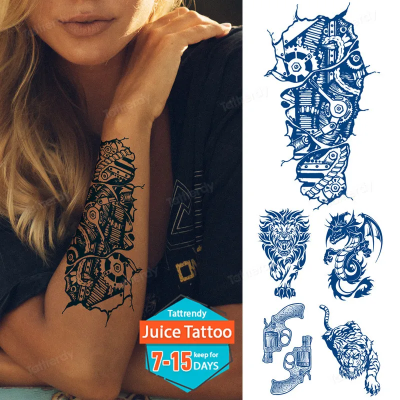 Игрушечная тату-машинка juice ink для мужчин и женщин Эротичная тату-наклейка с
