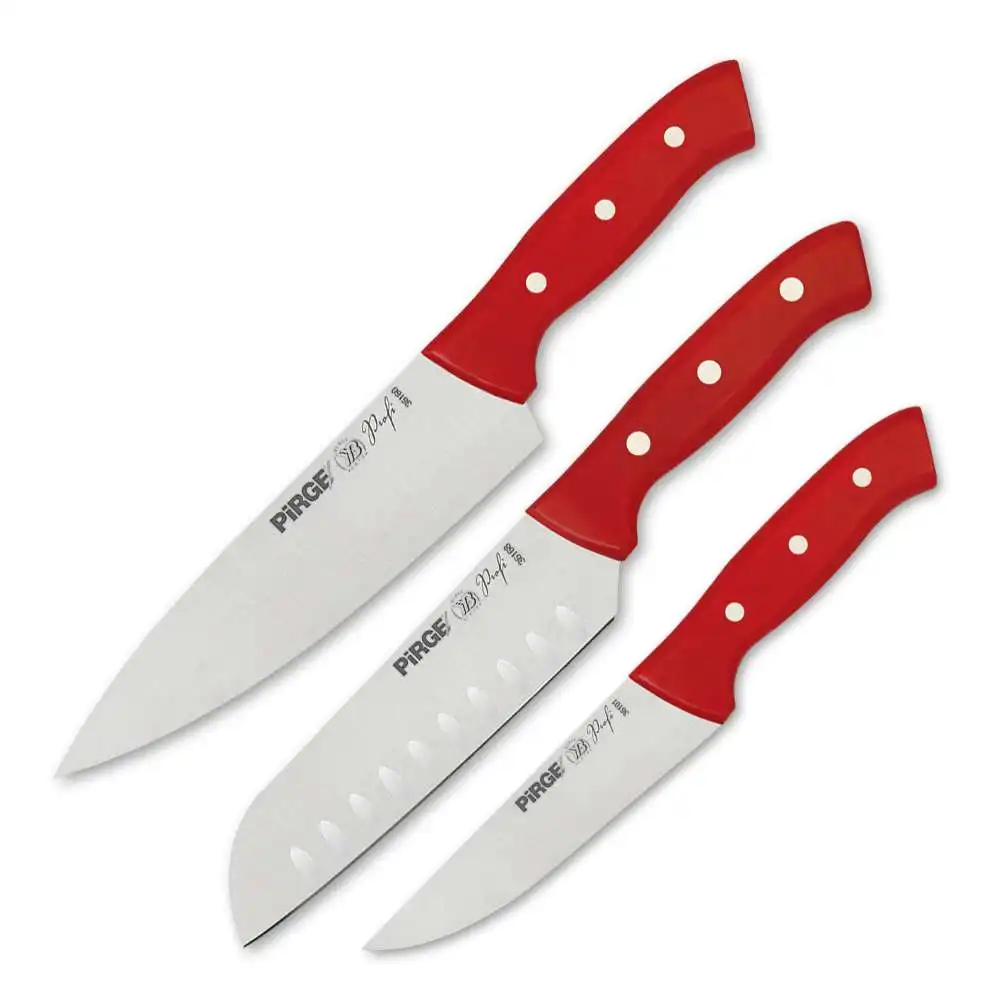 Pirge, Profi Salad Master Father Knife Set 3 pcs. Professional Household Knives, Kitchen Knives and Chef Knives - 35178
Pirge, Profi Salad Master Father Knife Set 3 pcs. Professional Household Knives, Kitchen Knives and Chef Knives - 35178