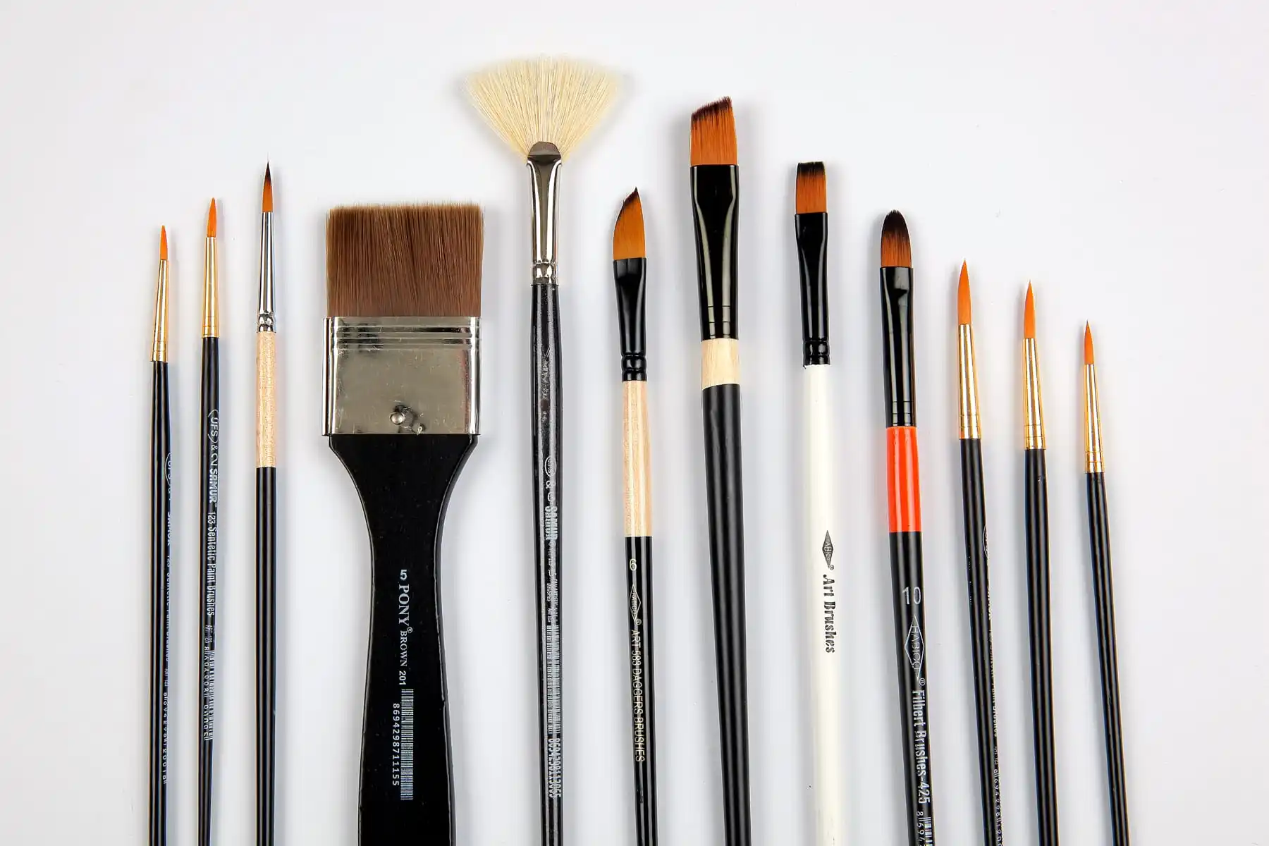 Paint Brushes Set 12 Pieces Quality Useful safe Fingerless Art Item Ideal for Painting Suitable for All Ages Handmade Harmless
Paint Brushes Set 12 Pieces Quality Useful safe Fingerless Art Item Ideal for Painting Suitable for All Ages Handmade Harmless