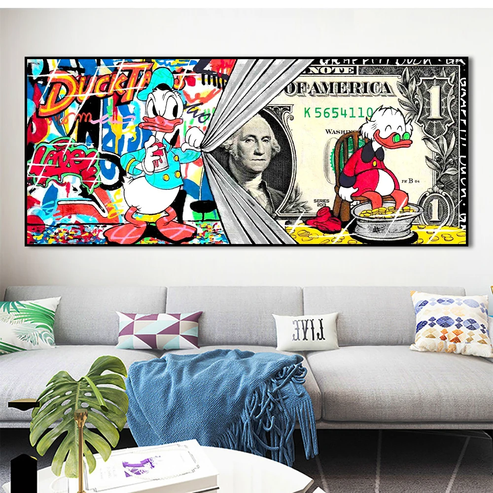 Disney Funny Donald Duck Foot Bath Full Of Gold Cartoon Wall Art Inspirational Print Canvas Painting For Home Room Mural Decor
Disney Funny Donald Duck Foot Bath Full Of Gold Cartoon Wall Art Inspirational Print Canvas Painting For Home Room Mural Decor