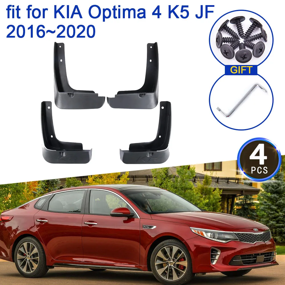 4x for KIA Optima 4 K5 JF 2016 2017 2018 2019 2020 MudFlap Splash Guards Flap Mudguards Fender Front Rear Wheels Car Accessories
4x for KIA Optima 4 K5 JF 2016 2017 2018 2019 2020 MudFlap Splash Guards Flap Mudguards Fender Front Rear Wheels Car Accessories