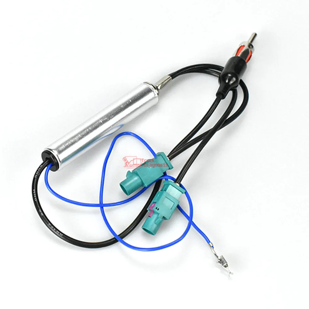 13-009 Car Stereo Radio Antenna Adaptor for BMW for FOD for 2011+ (select models) 2x FAKRA(Z) - Phantom Power Supply
13-009 Car Stereo Radio Antenna Adaptor for BMW for FOD for 2011+ (select models) 2x FAKRA(Z) - Phantom Power Supply