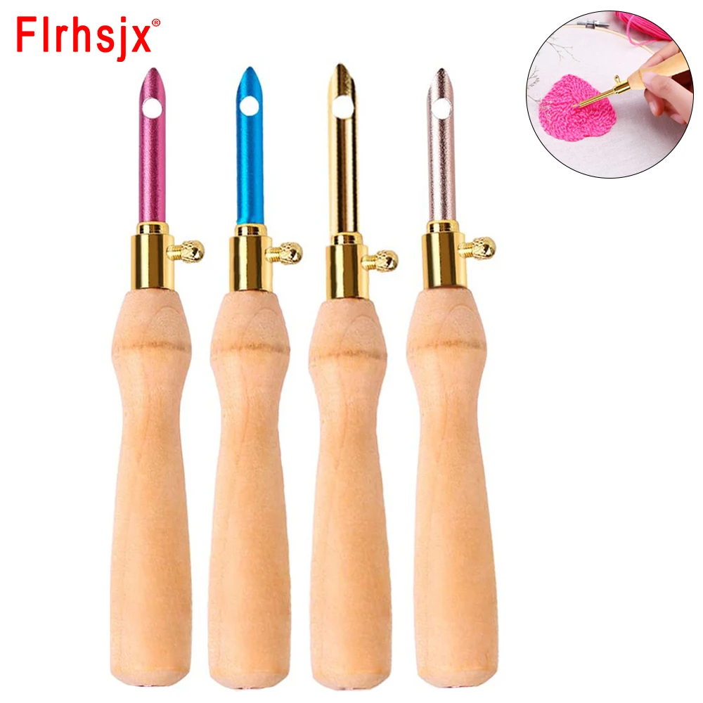 FLRHSJX Adjustable Embroidery Punch Needle Wooden Handle Embroidery Pen Weaving Tools for Sewing Accessories DIY Craft Stitching
FLRHSJX Adjustable Embroidery Punch Needle Wooden Handle Embroidery Pen Weaving Tools for Sewing Accessories DIY Craft Stitching