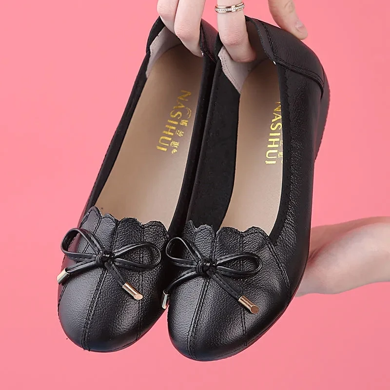 Black Bow Knot Loafers Womens Classic Soft Ballet Flats Round Toe Comfortable Slip On Ballerina Dress Flat Shoes For Women 2022
Black Bow Knot Loafers Womens Classic Soft Ballet Flats Round Toe Comfortable Slip On Ballerina Dress Flat Shoes For Women 2022
