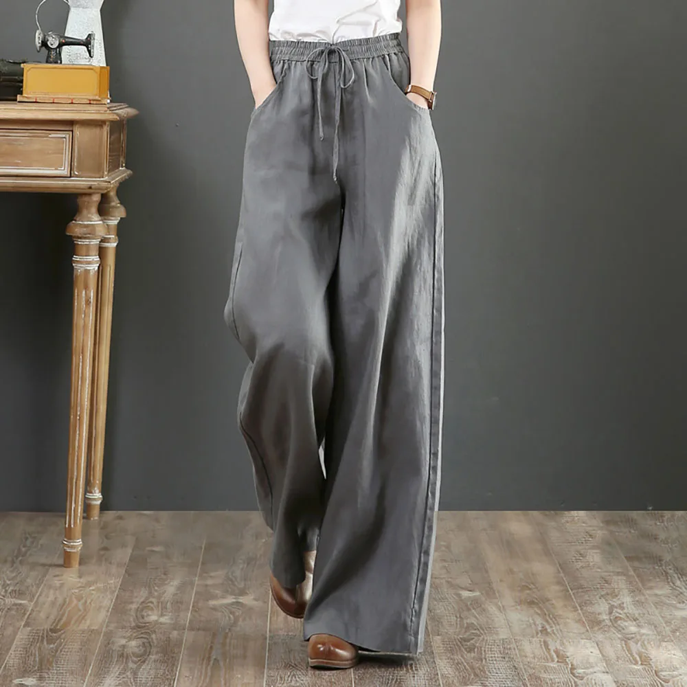 Cotton Linen Baggy Pants For Women Solid Summer Cool Elegant Women Trousers Loose High Waist Female Streetwear
Cotton Linen Baggy Pants For Women Solid Summer Cool Elegant Women Trousers Loose High Waist Female Streetwear