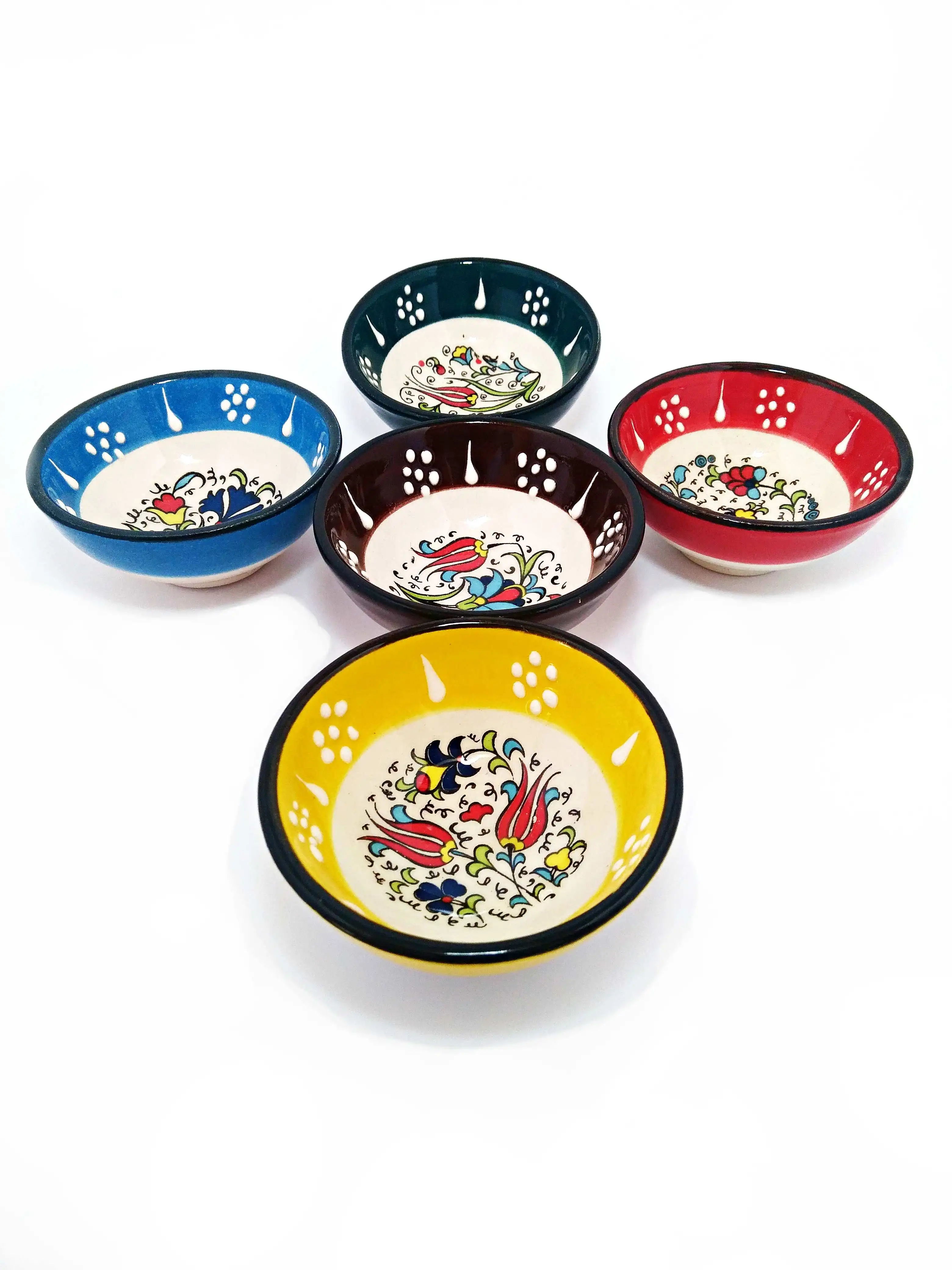 Turkish Ceramic Kitchen Bowl Rosy Tile Bowl Home Decoration Colorful Handmade Creative Sauce Snack Bowl 5 Pieces
Turkish Ceramic Kitchen Bowl Rosy Tile Bowl Home Decoration Colorful Handmade Creative Sauce Snack Bowl 5 Pieces