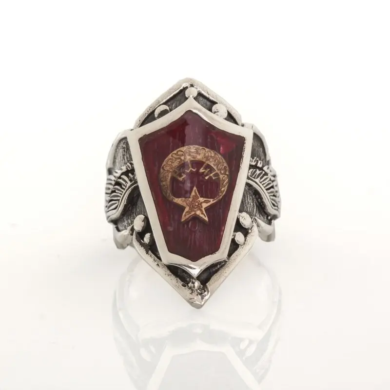 925 Sterling Moon Star Engraved Silver Mental Archer Ring Fashion Turkish Premium Quality Handmade Jawelery
925 Sterling Moon Star Engraved Silver Mental Archer Ring Fashion Turkish Premium Quality Handmade Jawelery