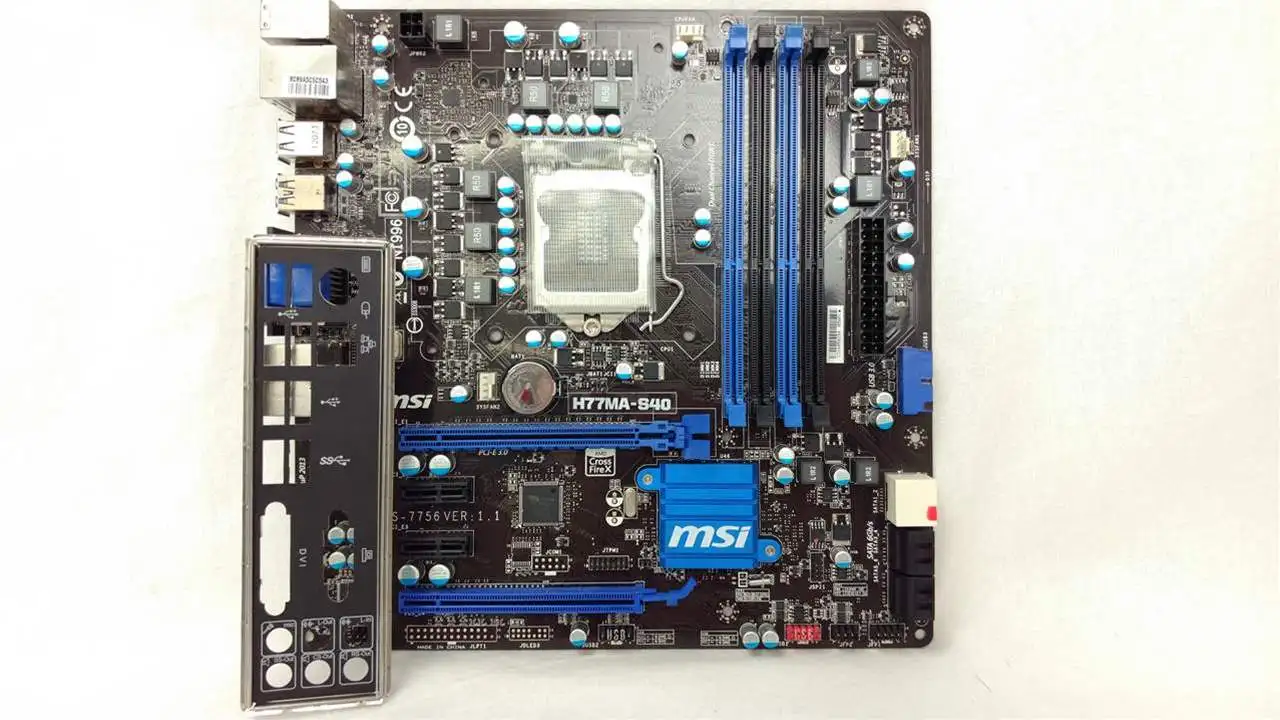 MSI H77MA-S40 LGA 1155 Motherboard DDR3 Motherboard 1155 Intel H77 SATA3 USB3.0 VGA PCI-E X16 For Core i7 i5 i3 cpus
MSI H77MA-S40 LGA 1155 Motherboard DDR3 Motherboard 1155 Intel H77 SATA3 USB3.0 VGA PCI-E X16 For Core i7 i5 i3 cpus