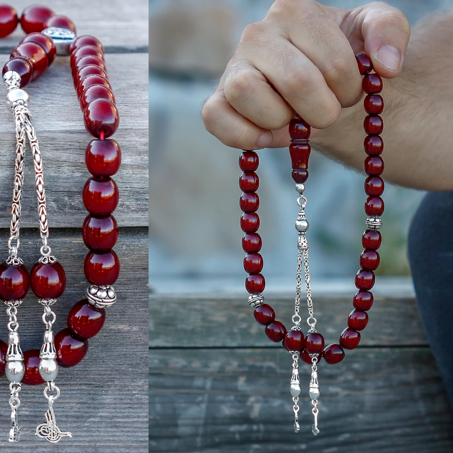 Cherry Wood Tumbled Sultan Rosary Fashion Turkish Premium Quality Handmade Jawelery
Cherry Wood Tumbled Sultan Rosary Fashion Turkish Premium Quality Handmade Jawelery