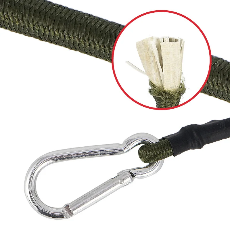 8mm Tent Ropes With Carabiner Elastic Tent Lanyard Outdoor Hiking Camping Clothesline Luggage Binding Rope Packing Strap
8mm Tent Ropes With Carabiner Elastic Tent Lanyard Outdoor Hiking Camping Clothesline Luggage Binding Rope Packing Strap