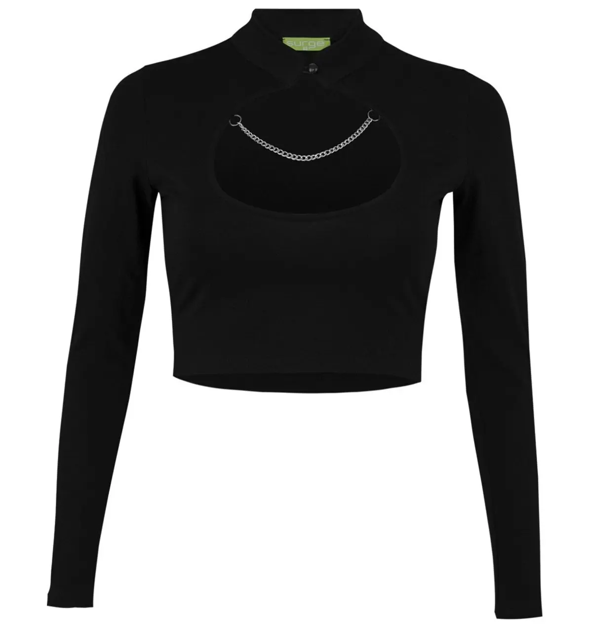 Women Black Crop Top Blouse Chain Detailed Sexy Gothic Street Style Y2K Chic Fashion Basic Design Women Clothing
Women Black Crop Top Blouse Chain Detailed Sexy Gothic Street Style Y2K Chic Fashion Basic Design Women Clothing