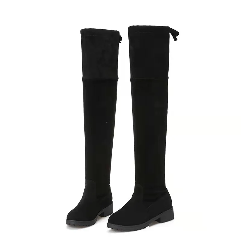 2022 Autumn and Winter New Women's Boots Suede Knee-high Boots Low Heel Flat and Cotton Thermal Sleeve Women's Boots Wholesale
2022 Autumn and Winter New Women's Boots Suede Knee-high Boots Low Heel Flat and Cotton Thermal Sleeve Women's Boots Wholesale