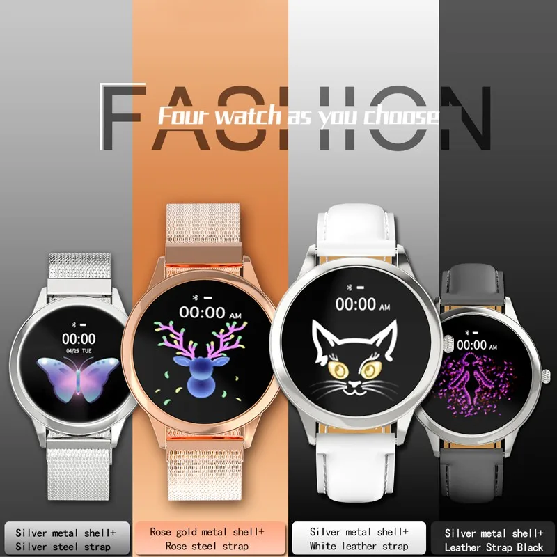 KW10 Smart Watch Women IP68 Waterproof Smartwatch Pedometer Heart Rate Monitor Sport Watch Fitness Bracelet Gold Women's Watches
KW10 Smart Watch Women IP68 Waterproof Smartwatch Pedometer Heart Rate Monitor Sport Watch Fitness Bracelet Gold Women's Watches