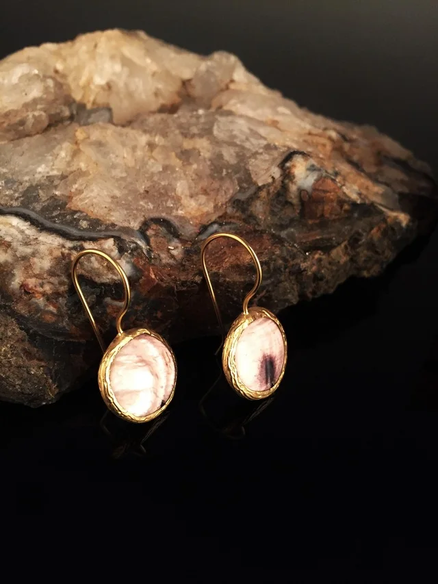 Dr Stone Natural Stone Women 'S Pearl Stone Gold Plated Earrings XKRB53 373144782
Dr Stone Natural Stone Women 'S Pearl Stone Gold Plated Earrings XKRB53 373144782