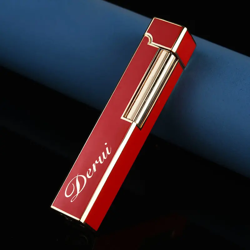 Mini Metal Long Bar Ladies Cigarette Lighter Portable Butane Gas Grinding Wheel Lighters Side Sliding Open Flame Lighter
Mini Metal Long Bar Ladies Cigarette Lighter Portable Butane Gas Grinding Wheel Lighters Side Sliding Open Flame Lighter