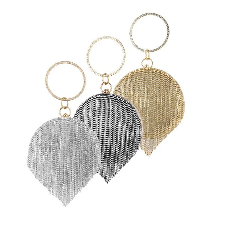 Tassel Crystal Clutch Evening Bags Luxury Women Bridal Wedding Long Chain Shoulder Crossbody Bag Party Wristlet Wallet Handbag
Tassel Crystal Clutch Evening Bags Luxury Women Bridal Wedding Long Chain Shoulder Crossbody Bag Party Wristlet Wallet Handbag